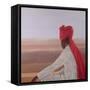 Palace Guard, Jaipur-Lincoln Seligman-Framed Stretched Canvas