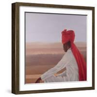 Palace Guard, Jaipur-Lincoln Seligman-Framed Giclee Print