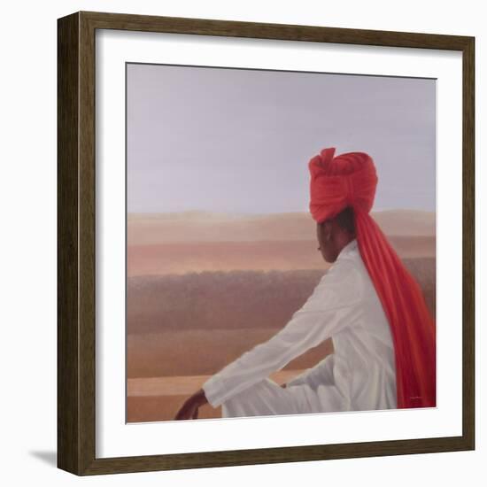 Palace Guard, Jaipur-Lincoln Seligman-Framed Giclee Print