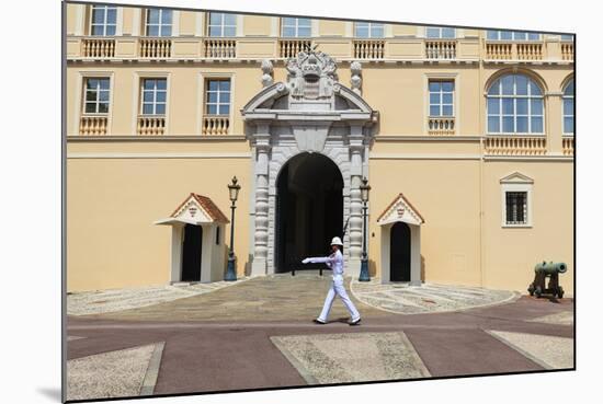 Palace Guard, Palais Princier, Monaco-Ville, Monaco, Europe-Amanda Hall-Mounted Photographic Print