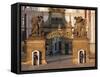 Palace Guards Outside First Courtyard, Prague Castle, Prague, Czech Republic, Europe-Neale Clarke-Framed Stretched Canvas