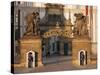 Palace Guards Outside First Courtyard, Prague Castle, Prague, Czech Republic, Europe-Neale Clarke-Stretched Canvas