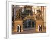 Palace Guards Outside First Courtyard, Prague Castle, Prague, Czech Republic, Europe-Neale Clarke-Framed Photographic Print