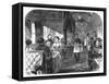 Palace Hotel Car, Union Pacific Railroad, C1870-AR Ward-Framed Stretched Canvas