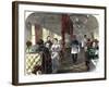 Palace Hotel Dining Car on the Union Pacific Railroad, 1869-null-Framed Giclee Print