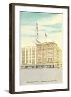 Palace Hotel, Missoula, Montana-null-Framed Art Print