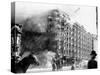 Palace Hotel on Fire after the Earthquake, San Francisco, California, c.1906-null-Stretched Canvas