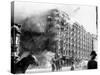 Palace Hotel on Fire after the Earthquake, San Francisco, California, c.1906-null-Stretched Canvas