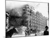 Palace Hotel on Fire after the Earthquake, San Francisco, California, c.1906-null-Mounted Photo