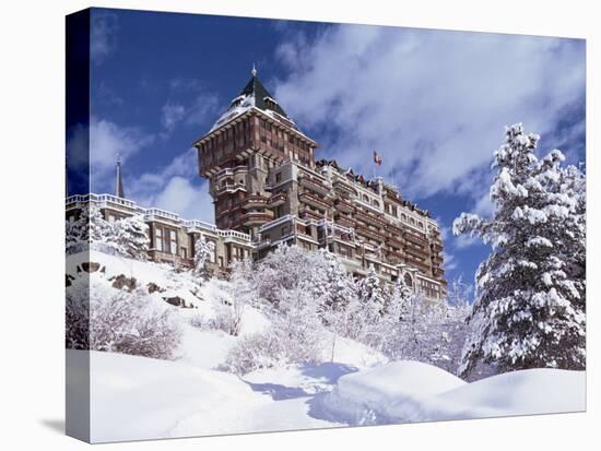 Palace Hotel, St. Moritz, Switzerland-John Ross-Stretched Canvas