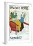 Palace Hotel, St. Moritz, Switzerland-Found Image Press-Framed Giclee Print