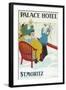 Palace Hotel, St. Moritz, Switzerland-Found Image Press-Framed Giclee Print