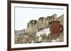 Palace in Leh with Lamo House Below. Ladakh, India, Asia-Thomas L-Framed Photographic Print