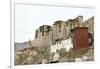 Palace in Leh with Lamo House Below. Ladakh, India, Asia-Thomas L-Framed Premium Photographic Print