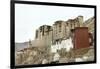 Palace in Leh with Lamo House Below. Ladakh, India, Asia-Thomas L-Framed Premium Photographic Print