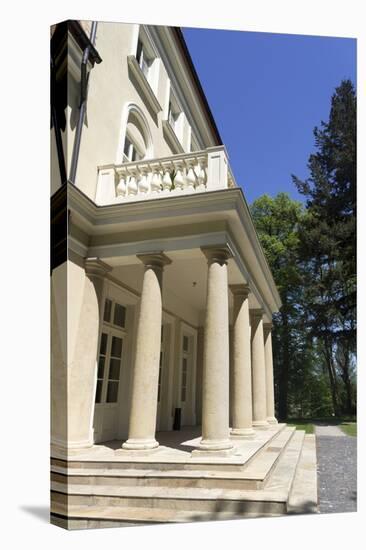 Palace in Park - Sierakow, near Krakow, Poland.-ppart-Stretched Canvas