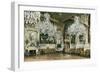 Palace Interior, Baden-Baden, Germany-null-Framed Art Print