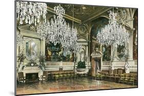 Palace Interior, Baden-Baden, Germany-null-Mounted Art Print