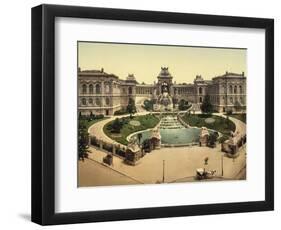 Palace Longchamps, Marseilles, France, c.1890-c.1900-null-Framed Giclee Print