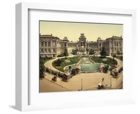 Palace Longchamps, Marseilles, France, c.1890-c.1900-null-Framed Giclee Print