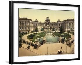 Palace Longchamps, Marseilles, France, c.1890-c.1900-null-Framed Giclee Print