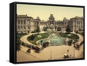 Palace Longchamps, Marseilles, France, c.1890-c.1900-null-Framed Stretched Canvas
