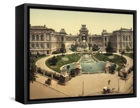 Palace Longchamps, Marseilles, France, c.1890-c.1900-null-Framed Stretched Canvas