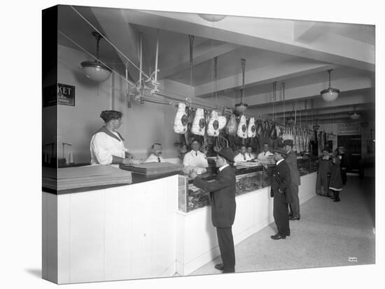 Palace Market, Seattle, Wa, Early 20th Century-null-Stretched Canvas