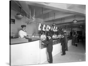 Palace Market, Seattle, Wa, Early 20th Century-null-Stretched Canvas