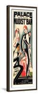 Palace Nudist Bar-Louis Gaudin Zig-Framed Giclee Print