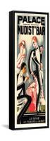 Palace Nudist Bar-Louis Gaudin Zig-Framed Stretched Canvas