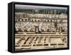 Palace of a Hundred Columns in Foreground with the Apadana Behind, Persepolis, Iran-David Poole-Framed Stretched Canvas