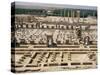 Palace of a Hundred Columns in Foreground with the Apadana Behind, Persepolis, Iran-David Poole-Stretched Canvas