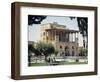 Palace of Ali Ghapu, Esfahan, Iran, Middle East-David Poole-Framed Photographic Print