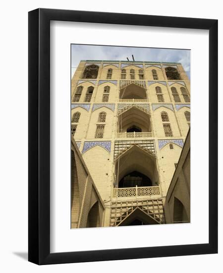 Palace of Ali Ghapu from the Rear, Esfahan, Iran, Middle East-David Poole-Framed Photographic Print