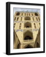 Palace of Ali Ghapu from the Rear, Esfahan, Iran, Middle East-David Poole-Framed Photographic Print