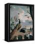 Palace of Amsterdam with Exotic Birds-Melchior de Hondecoeter-Framed Stretched Canvas