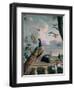 Palace of Amsterdam with Exotic Birds-Melchior de Hondecoeter-Framed Premium Giclee Print