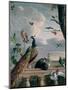 Palace of Amsterdam with Exotic Birds-Melchior de Hondecoeter-Mounted Premium Giclee Print