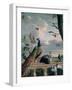 Palace of Amsterdam with Exotic Birds-Melchior de Hondecoeter-Framed Premium Giclee Print