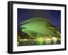 Palace of Arts at Night, City of Arts and Sciences, Valencia, Spain, Europe-Jean Brooks-Framed Photographic Print