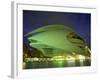 Palace of Arts at Night, City of Arts and Sciences, Valencia, Spain, Europe-Jean Brooks-Framed Photographic Print