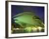 Palace of Arts at Night, City of Arts and Sciences, Valencia, Spain, Europe-Jean Brooks-Framed Photographic Print