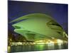 Palace of Arts at Night, City of Arts and Sciences, Valencia, Spain, Europe-Jean Brooks-Mounted Photographic Print