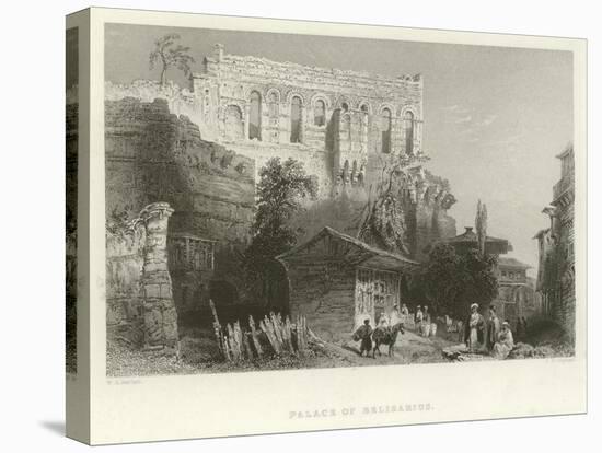 Palace of Belisarius, Constantinople-William Henry Bartlett-Stretched Canvas