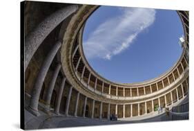 Palace of Charles V, Alhambra, Granada, Province of Granada, Andalusia, Spain-Michael Snell-Stretched Canvas