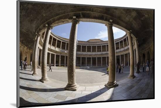 Palace of Charles V, Alhambra, Granada, Province of Granada, Andalusia, Spain-Michael Snell-Mounted Photographic Print