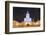 Palace of Culture and Science at Night, Warsaw, Poland, Europe-Christian Kober-Framed Photographic Print