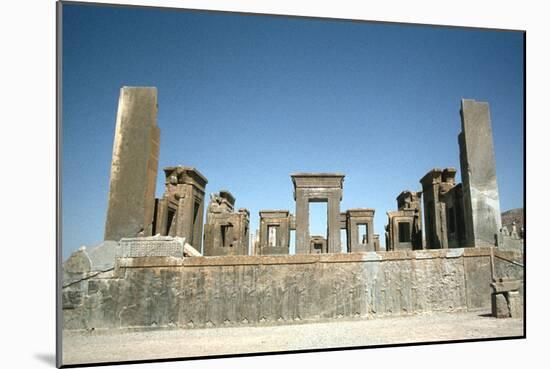 Palace of Darius, Persepolis, Iran-Vivienne Sharp-Mounted Photographic Print