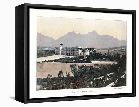 Palace of Don Pedro, Brazil, 19th Century-Gillot-Framed Stretched Canvas